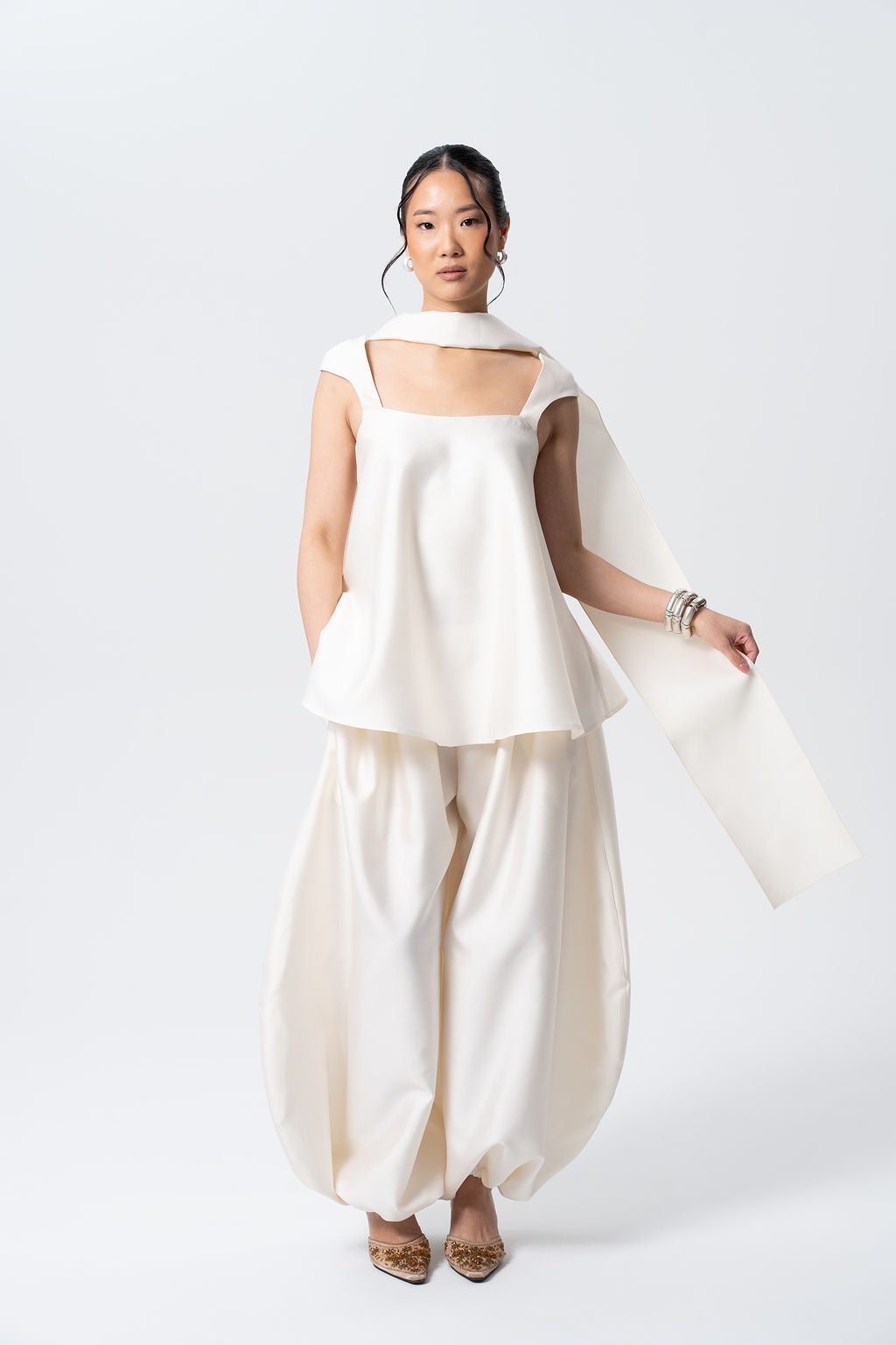 The Noor Peplum Top